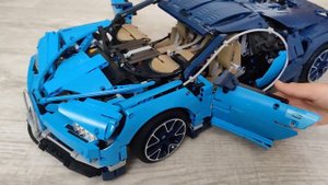 Бугатти. Конструктор Technica Техник Автомобиль Суперкар Bugatti Chiron.