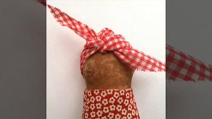 Очень простые примитивные текстильные куклы (primitive doll)