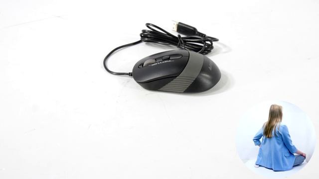 Интересное видео в Nix Москва про компьютерную мышь A4Tech FSTyler FM10S USB GREY Серый, Черный