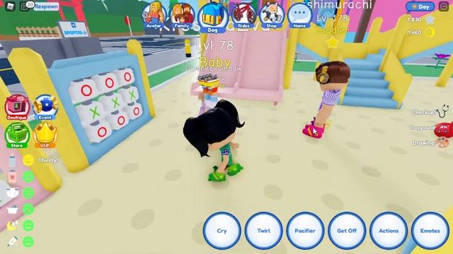 НАС ОБМАНУЛА ИГРА? В РОЛИКАХ НЕЛЬЗЯ В БАССЕЙН! Roblox Twilight Daycare смотреть онлайн