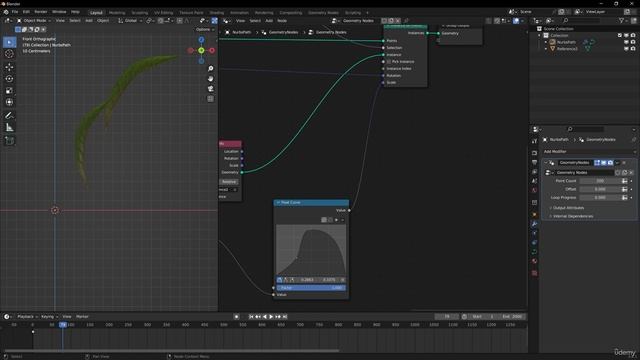 17. Final Project - Part 3. BLENDER GEOMETRY NODES ANIMATION