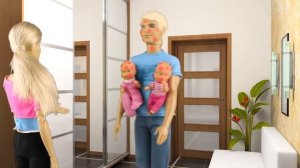 куклы барби мультфильм БАРБИ ДОКТОР лечит детей от ветрянки мультики для детей