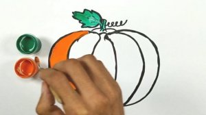 Bolalar uchun Qovoq rasm chizish/Drawing Pumpkin for children/Рисование Тыква для детей