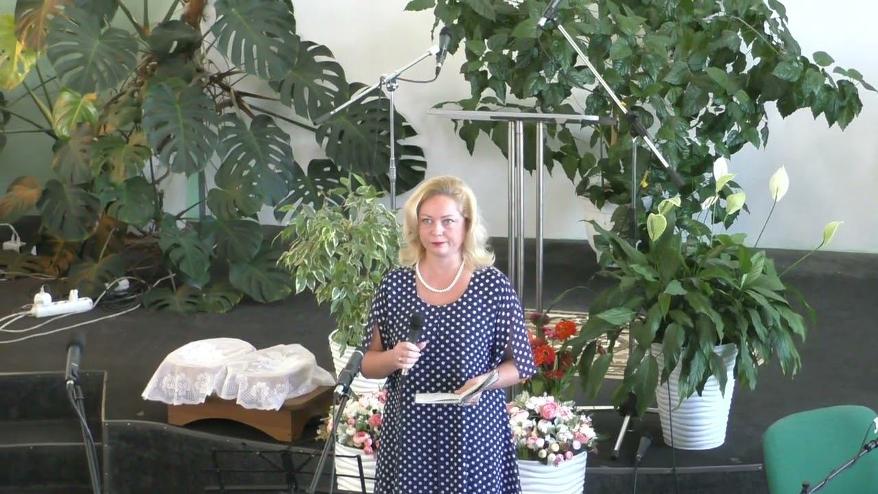 30 лет Сормовской церкви. Открытие, Общее пение, Пение Бритова Елена "Опадает желтый лист" 07.09.24