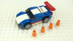 Cute Lego Creator 31027 Bue Racer 2015 Race Car 3 in 1 Set Overview / Tour