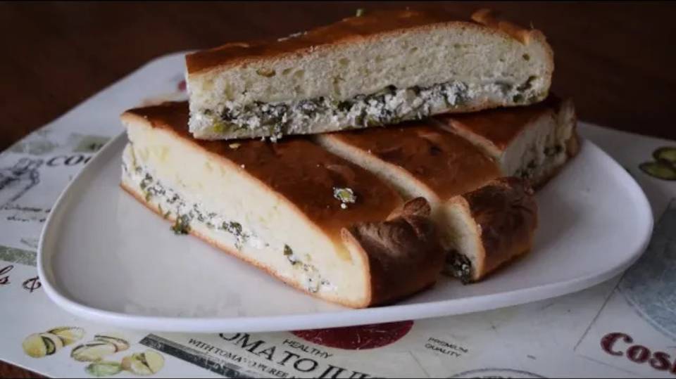 Пирог с луком и сыром! Печем вкусные пироги из дрожжевого теста