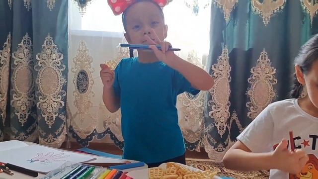 Кел!Сурет саламыз💖#vlog #рисуем #суретсалыпуйрену