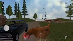 играю в малиновку.Russian Village Simulator 3D