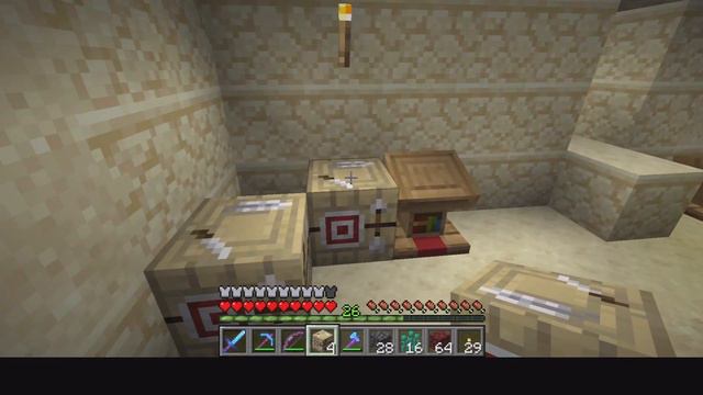MineCraft Desert Only Survival Let's Play Episode 5 - Fortress Hidden In The Leaves!