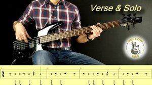 Michael Jackson - Beat It (5-string bass lesson with tabs)