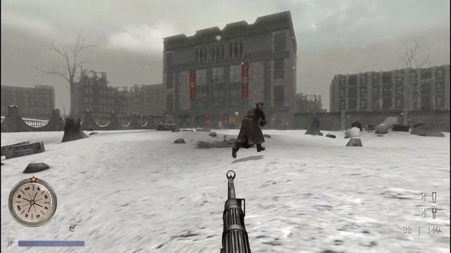 Прохождение Call of duty 2 с модом b2f Часть 1