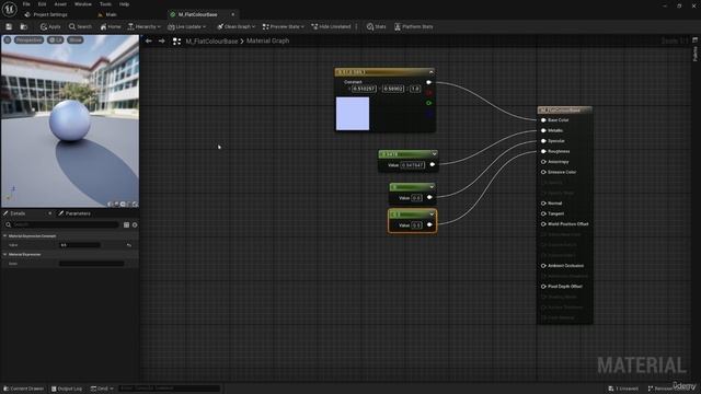 16 - Creating Materials. BEST UNREAL ENGINE 5 BEGINNERS COURSE