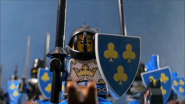 1346 Battle of Crecy | Hundred Years War | Lego Stop Motion смотреть онлайн