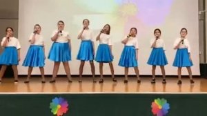 МБОУ СШ №43 Песня Цветик Семицветик, вокальная группа New Stars