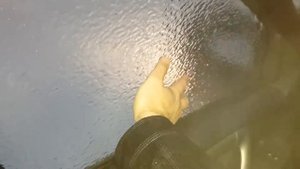 11.11.16 Наледь на стекле, красиво, второе стекло Кострома Автомобиль дверь