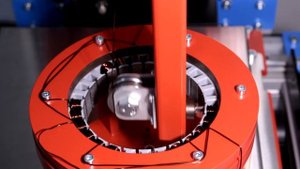 Макетная намотка статора серводвигателя на станке МТ-405Е Модестат.