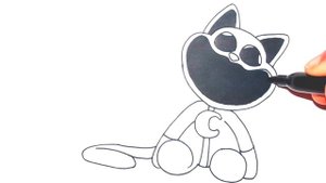 How To Draw Catnap from Poppy Playtime