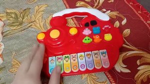 Детская музыкальная функциональная игрушка PlaySmart Пианино знаний Паровоз
