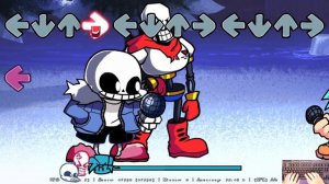 FNF Indie Cross Sans Papyrus - Bonedoggle (FC) (4k)