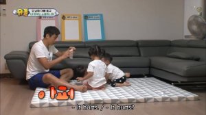 5 siblings' house-The way Dong-gook receives kisses from Daebak! [The Return of Superman/2016.10.16