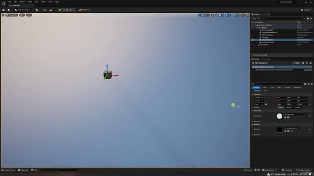 16. Creating a test level. MAKE 3D PLATFORMER in Unreal Engine 5