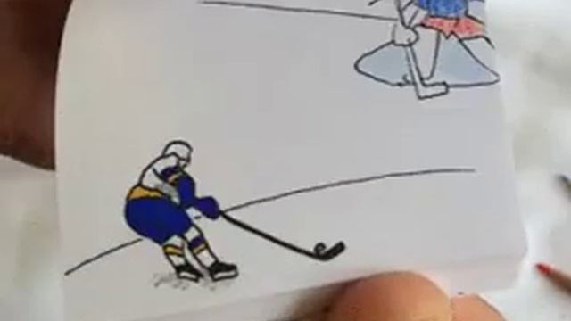 Гол Тарасенко в бумажной анимации смотреть онлайн