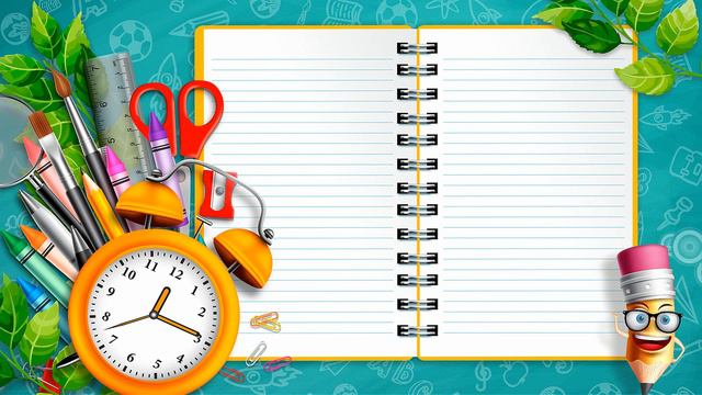 ФУТАЖ -фон ШКОЛЬНЫЙ для текста -15  School Video Background HD