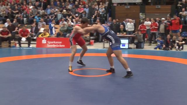 RINGEN DM 19 Frauen & Männer - 97kg Pascal Hampel vs. Erik Thiele смотреть онлайн