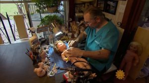 Vintage doll doctor on call