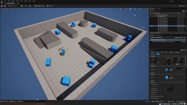 01. Editor Tour. MAKE 3D PLATFORMER in Unreal Engine 5