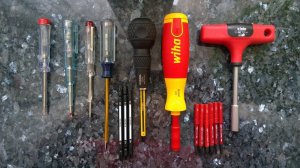 Отвертки для электрики. Wiha, Vessel, Felo.