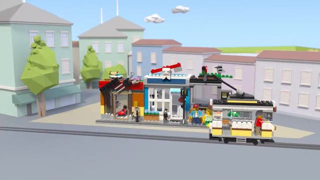 LEGO 31097 Townhouse Pet Shop & Café - LEGO Creator смотреть онлайн