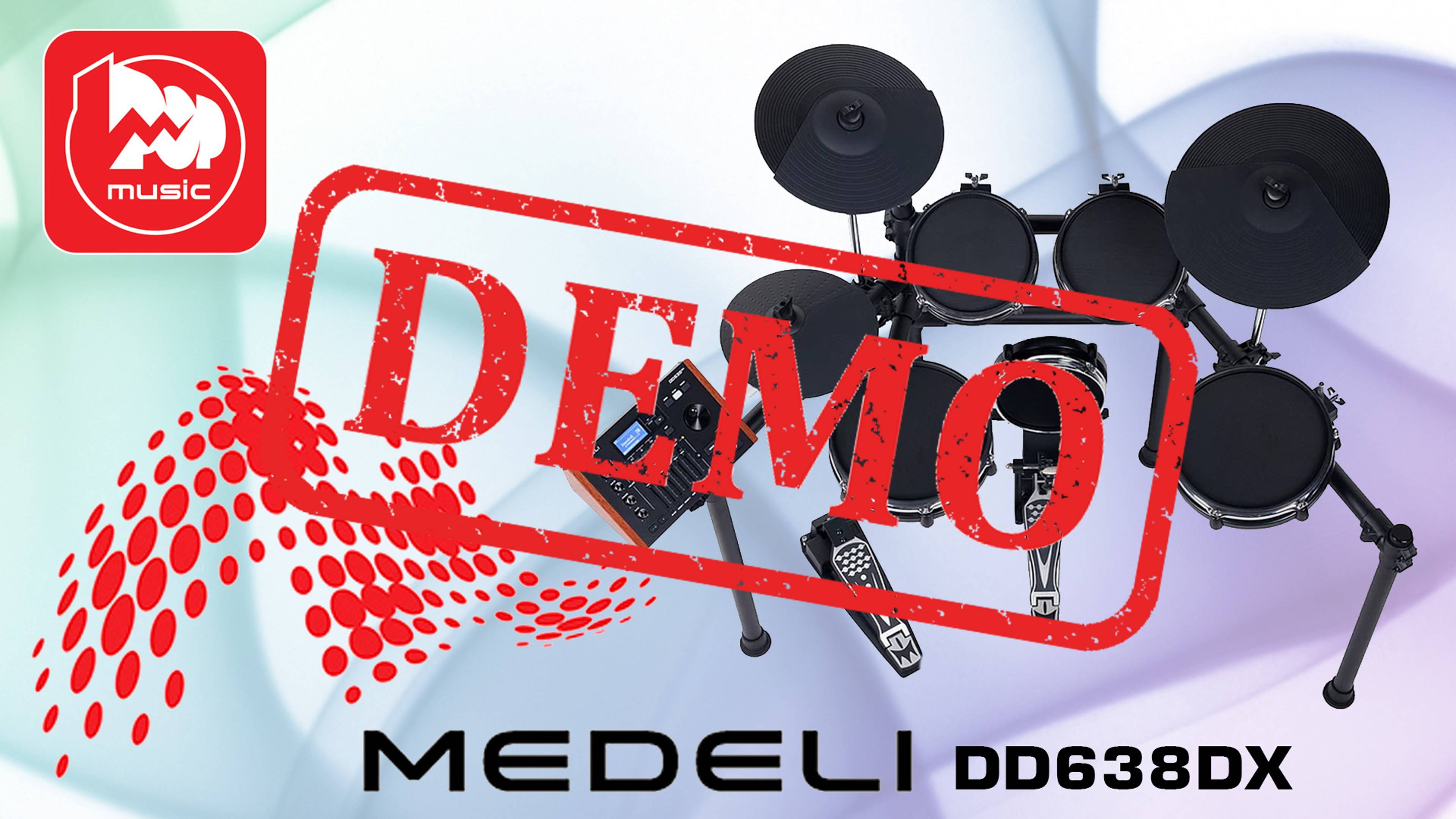 Цифровая ударная установка MEDELI DD638DX - демонстрация звучания