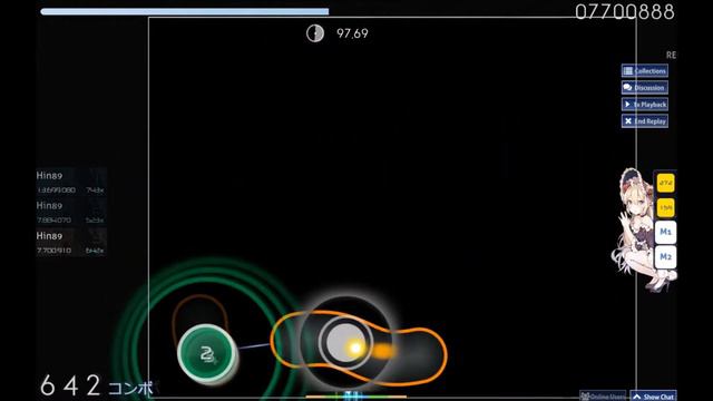 Osu! | HAG - Koe [Insane] 96.32% | 743/1158x 1xMiss ★4.64 смотреть онлайн