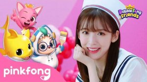 Baby Shark BubbleFong Friends | Pinkfong X OH MY GIRL | Official Music Video | 💙KPOP Collaboration