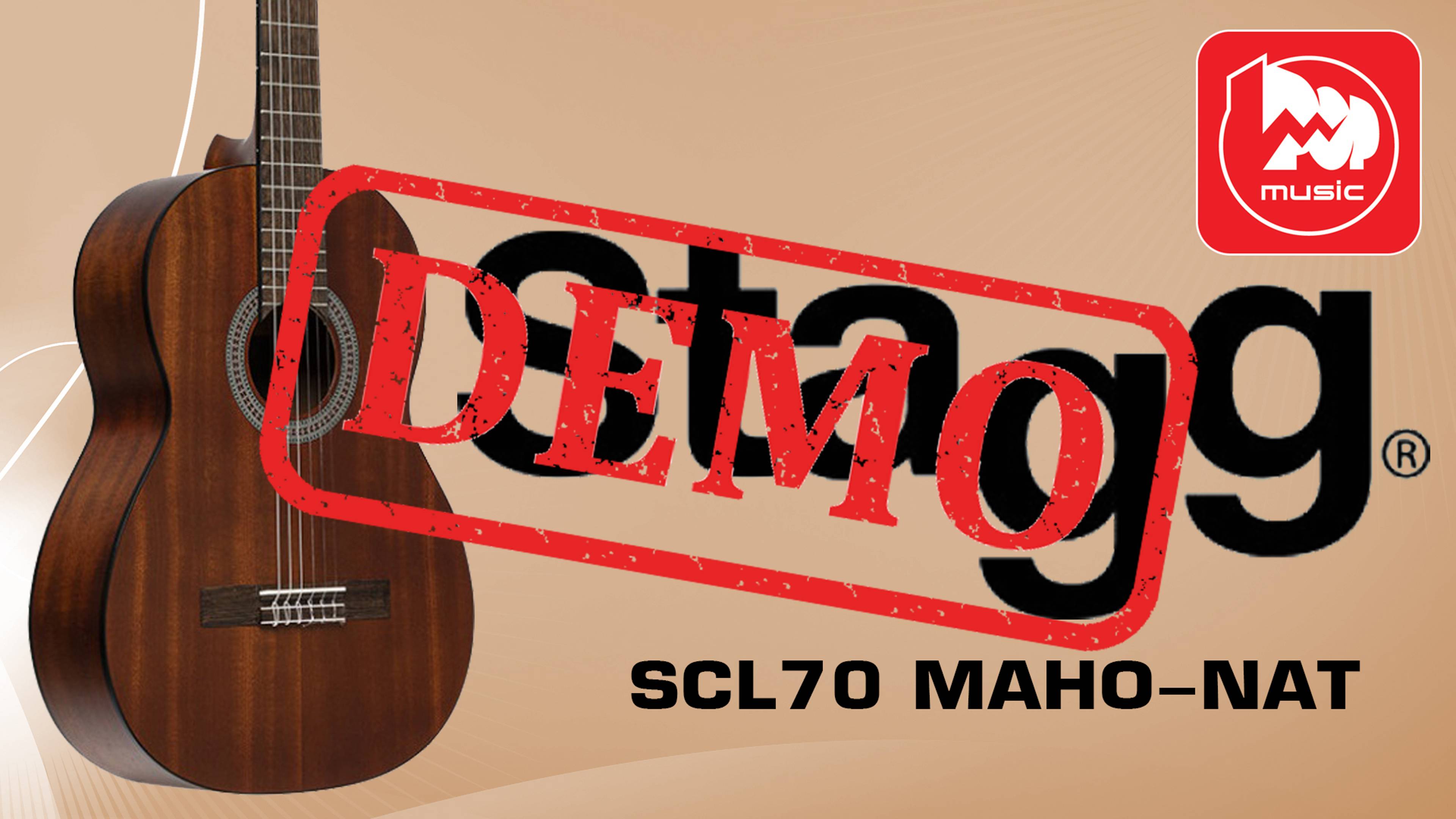 Классическая гитара STAGG SCL70 MAHO-NAT - демонстрация звучания