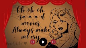 Sad Movies (Make Me Cry) | Sue Thompson | LYRICS VIDEO