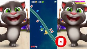 МОЙ ГОВОРЯЩИЙ ТОМ 2 СУМАСШЕДШИЙ СМУЗИ #32 друзья АНЖЕЛА мультик игра для детей My Talking Tom 2