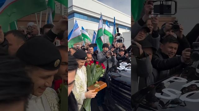 Так чемпиона мира встречают на Родине  #ИсраилМадримов