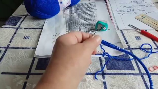 Ажурная круглая кокетка для туники.  Первая часть .
