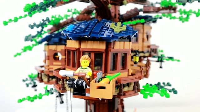 LEGO Ideas 21318 - Domek na drzewie.🌳 смотреть онлайн