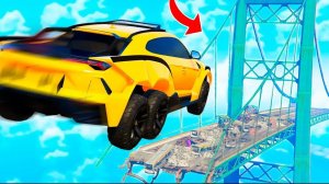 СМОЖЕТ ЛИ СКИБИДИ ЛАМБА ПЕРЕЛЕТЕТЬ ЧЕРЕЗ СЛОМАННЫЙ МОСТ ? ЭКСПЕРИМЕНТЫ В ГТА 5 ОНЛАЙН