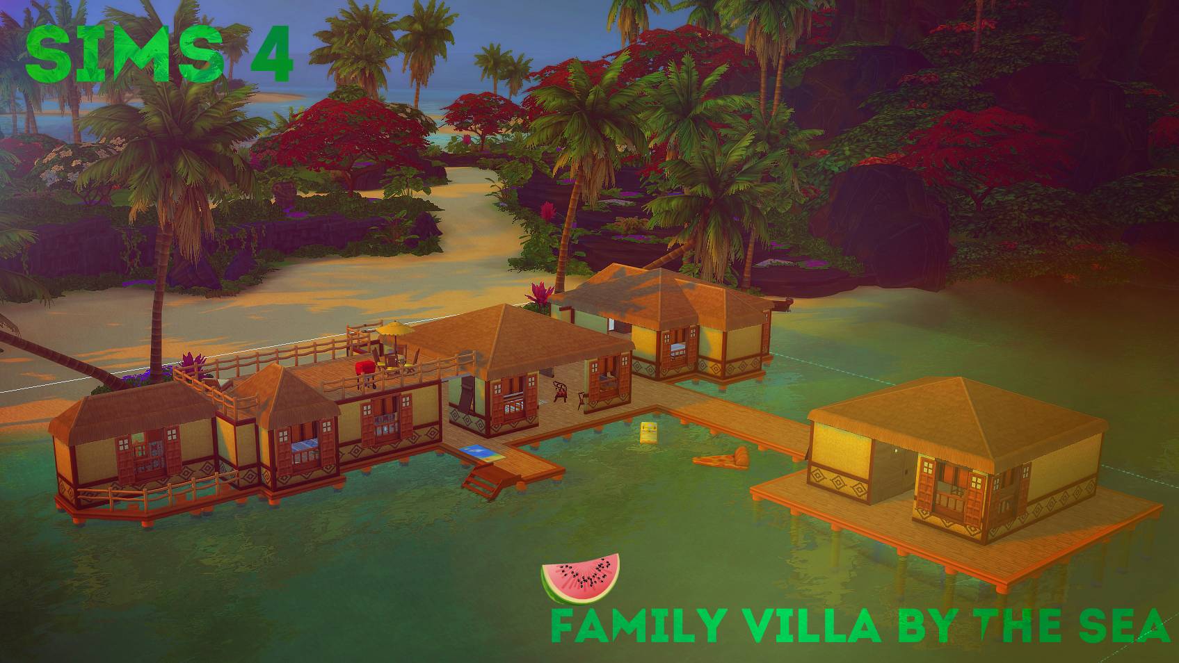 THE SIMS 4|FAMILY VILLA BY THE SEA|СТРОИМ ВИЛЛУ У МОРЯ