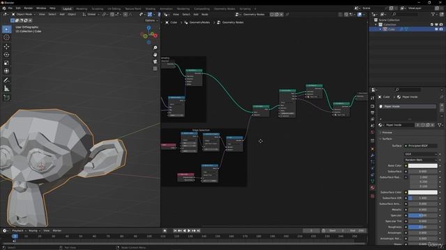 11. Paper Effect. BLENDER GEOMETRY NODES ANIMATION