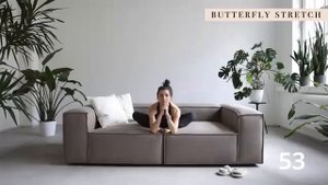 Mady Morrison Лучшие упражнения для растяжки во время просмотра телевизора и расслабления на диване
