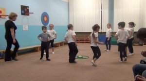 Ритмика, открытый урок. 1-я часть