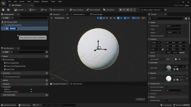 10 - How to make a simple Blueprint. ULTIMATE 2D TOP DOWN in Unreal Engine 5