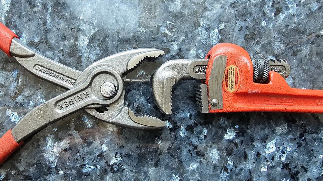 Knipex TwinGrip против 6" Ridgid (и его скрытые возможности).