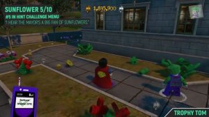 LEGO DC Super-Villains - Sunflower Smasher - Challenge 🏆 All 10 Sunflower Locations Guide
