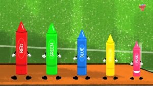 Scary Flying Shark | Shark Song | Crayons Nursery Rhymes | Learn Colors | Song For Kids And Baby